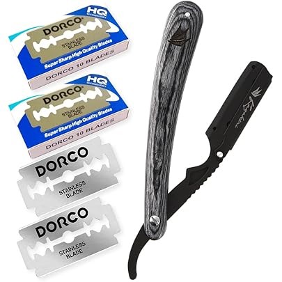 希少 新品 西洋剃刀カミソリ 高級剃刀 Amazon.co.jp: Kazakiri Premium ブラック＆ホワイト 本格深剃り